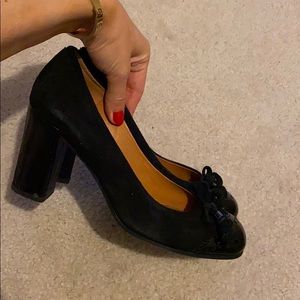 Geox black heels